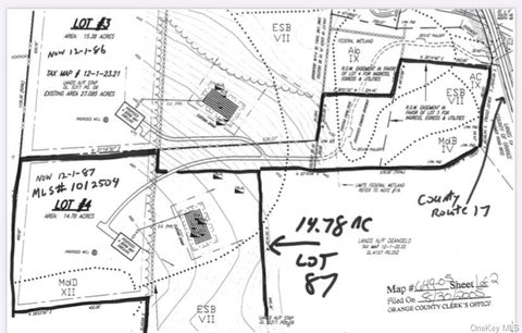 Vacant Land For Sale - 454 County Route 17<br/> Pine Bush, NY 12566