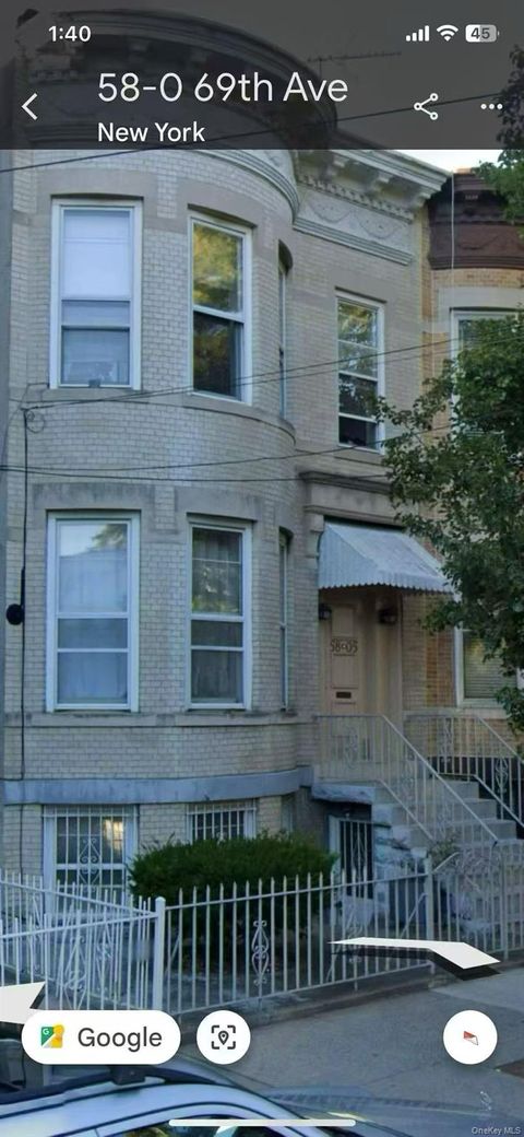 Multifamily For Sale - 5805 69th Avenue<br/> Ridgewood, NY 11385
