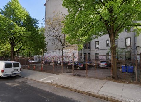 Vacant Land For Sale - 2146 Honeywell Avenue<br/> Bronx, NY 10460
