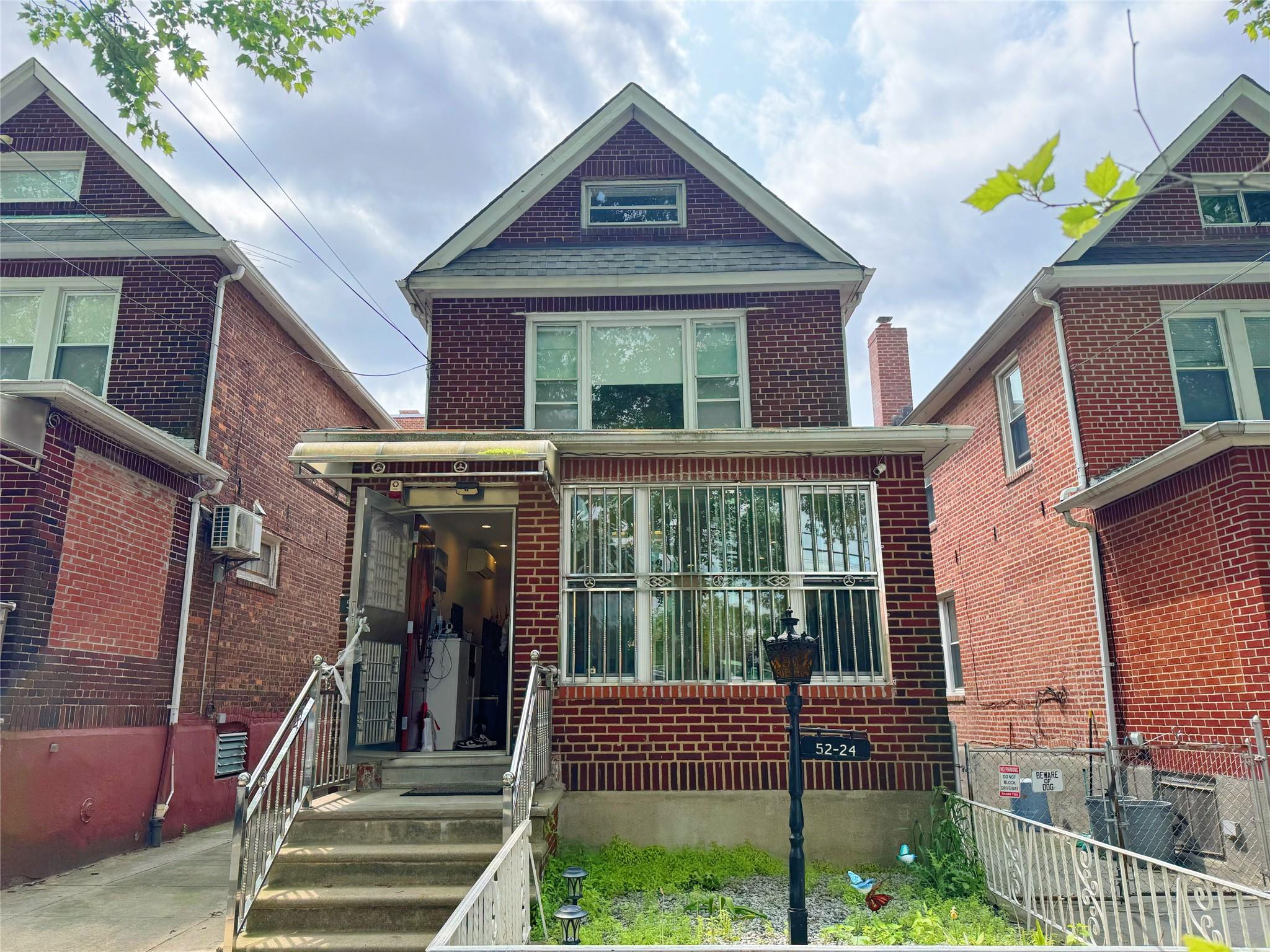 66 Street, Maspeth, Queens, NY - 3 Bedrooms  
2 Bathrooms  
8 Rooms - 
