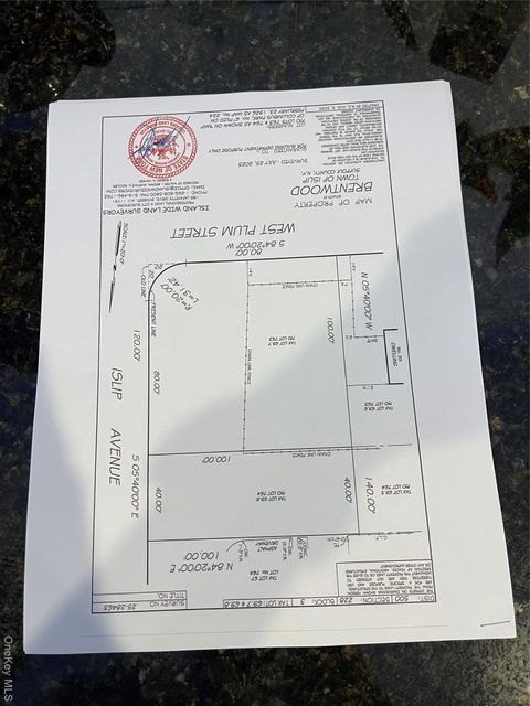 Vacant Land For Sale - 91 W Plum Street<br/> Brentwood, NY 11717