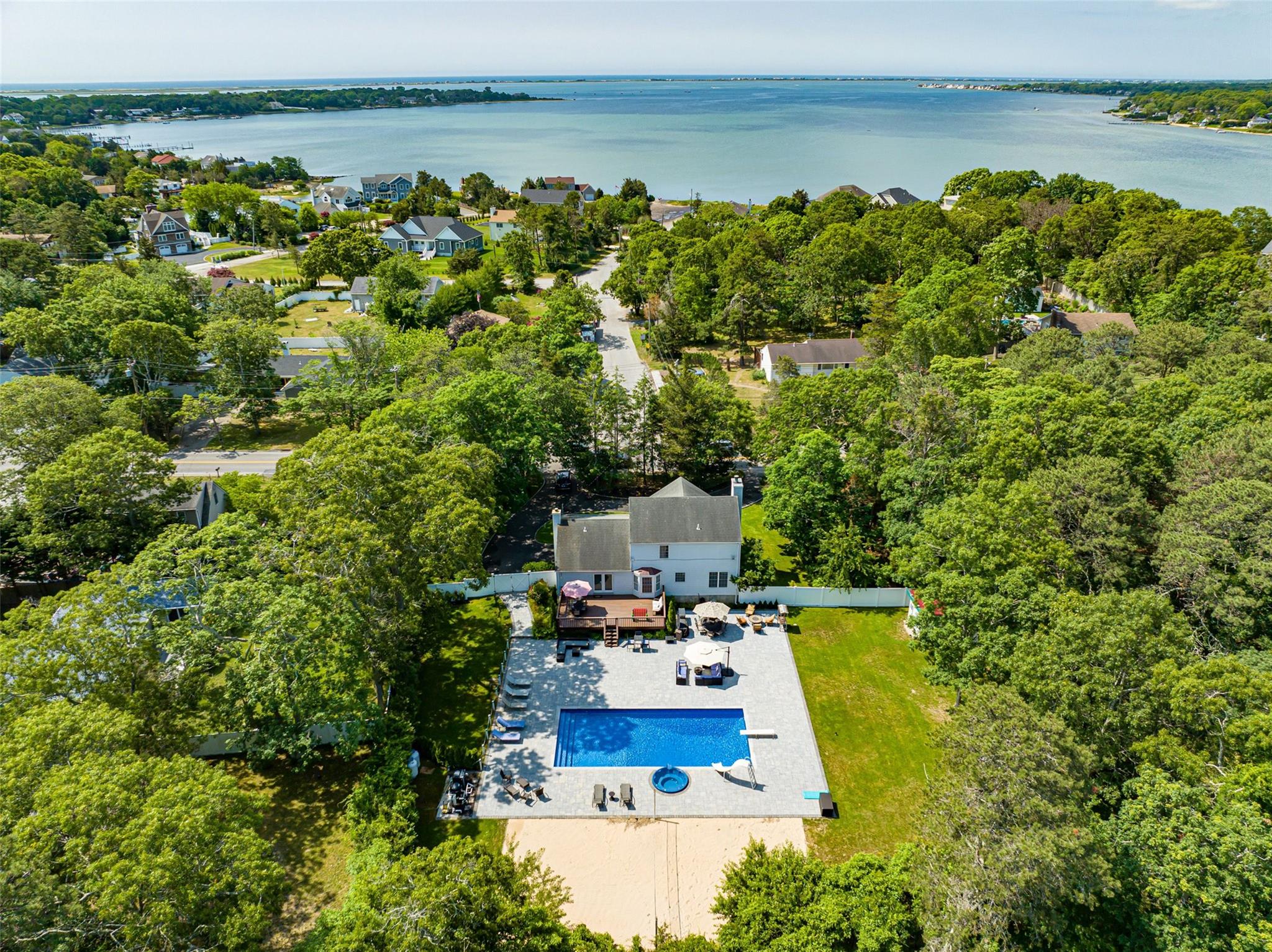 Rental Property at E Tiana Road, Hampton Bays, Hamptons, NY - Bedrooms: 4 
Bathrooms: 3  - $65,000 MO.