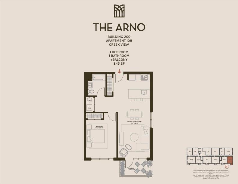 Rental Property at Arno Drive 108, Beacon, New York - Bedrooms: 1 
Bathrooms: 1 
Rooms: 4  - $4,600 MO.