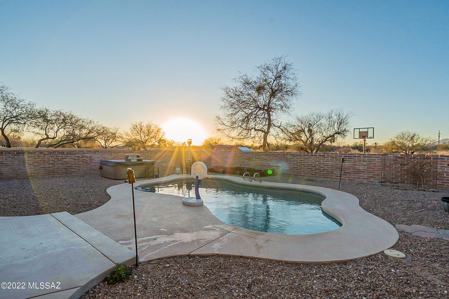 Stunning BEL AIR ESTATE home 3,000 sq ft - a true remodeled retreat located on 1.1 acres.  ENTIRE NEW 20K ROOF INSTALLED 3/7. Add in Pebbled-Tec POOL w/ new equip, Bullfrog Spa + 20k Lennox AC w/ SOLAR & Air Scrubber. SPLIT floor plan w/ a 4 BD, 3 Baths, Din Rm, Liv Rm, Fam Rm, Rec Rm & bonus 5 BD (off of garage has 220 Volts/ heated & cooled (prior workshop).  Kitchen & Great Rm are show worthy w/ FP & Alder cabinets - just redone in white, granite w/ subway tile, VIKING appliances + 6 burner gas cook-top & oven + VIKING Refrig. Oversized Master Suite, french door & huge walk closet.  Special treats: new circular driveway, fresh ext paint, 1/2 court basketball, Ramada & fire pit, built in kitchen, dog run + horses allowed. Metal Garage Doors. (HOME APPRAISED - BUYERS LOAN FELL THRU).