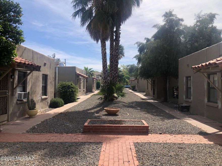 This is a charming 14-unit community that will be a great addition to your investment portfolio. Totaling (13) 1 bedroom units and (1) 2 bedroom unit, consisting of (8) stand alone dwellings and three triplexes, this is a charming community that the tenants love. On-site laundry is offered, and submetered water reduces utility expenses for the owner.