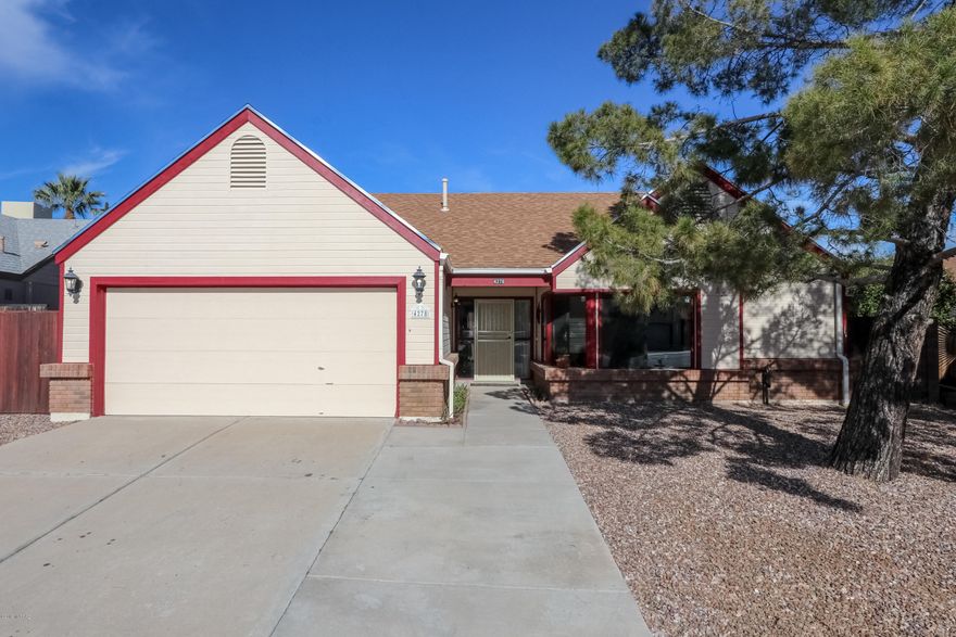 List Range Price- Seller will Accept or Counter Offers Received between $199,900-$214,900. Located in desirable Gatewood Ranch, this 3-bedroom/ 2-bath, has been Beautifully Remodeled and has one of the Largest Lots in the Subdivision! Newer Roof, Split Floorplan, New Kitchen w/ custom RTA Cabinets, Granite Counters, Bar top, newer Black Appliances, New Double sink & Faucet, Recessed lighting.  All New Dual Pane windows. Featuring an open floor plan w/ Ceramic tile throughout the living areas, new carpet & pad in bedrooms, New Baseboards throughout. Both Full Bathrooms have New Vanities, toilets, and fixtures including new Subway tile in Master bath. (cont.) New Electrical Trim throughout. Floor to ceiling fireplace.  HUGE PRIVATE yard that features Covered Patio w/ New Slate tiled patio, gorgeous Mountain views & sunsets, with enough room for a pool & all your toys. 2 car garage w/overhead storage and attic storage. Great Location in the heart of the neighborhood near Community Park and playground. This home is Turnkey! Don't wait, Make your move today!