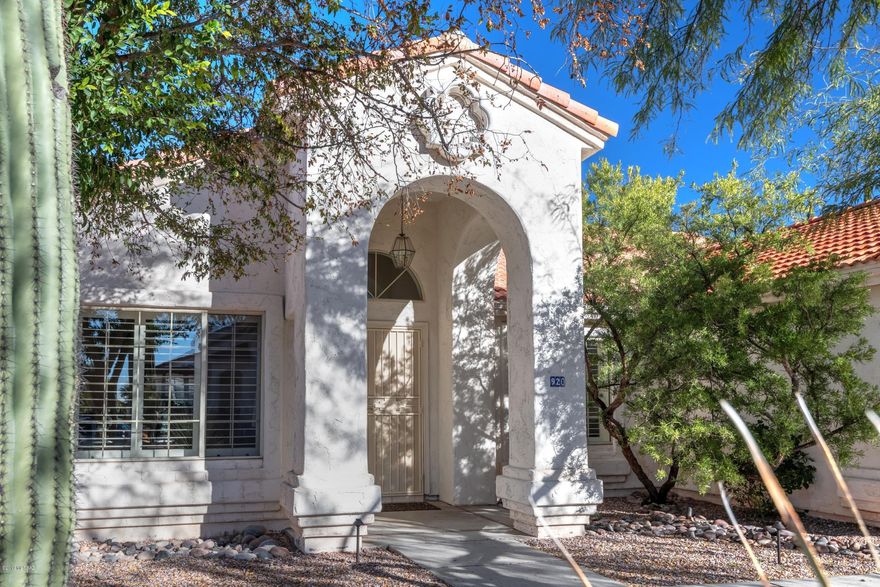 NO POLYBUTELENE. The 5 Ton/ 14 SEER HVAC is a newer unit (6/2017). Nestled in the Oro Valley neighborhood of Copper Creek, this 3 bed/ 2 bath plus den has plenty of room to grow in to. Formal living room and dining area greet you when you walk in. The spacious kitchen features plenty of cabinet space and a large island for prepping and serving. Tiled island can also serve as a breakfast bar. Breakfast nook and great room are just off the kitchen which makes a nice area to entertain and converse. The Master Suite boasts enough room for seating area and en-suite bath with double sinks, oval soaking tub and separate walk-in shower.  Take a dip in the sparkling pool, with NEW Filter & Heater There is plenty of space to relax or entertain with the extended concrete slab in the backyard.  Pool has new filter and heater.  The 3 car garage allows for room for hobbies and extra toys or additional storage without sacrificing your car space. Neutral color palette awaits your inspiration and personal touch. Enjoy mature, low-care landscaping out back. NO POLYBUTELENE. The 5 Ton/ 14 SEER HVAC is a newer unit as of 6/2017.