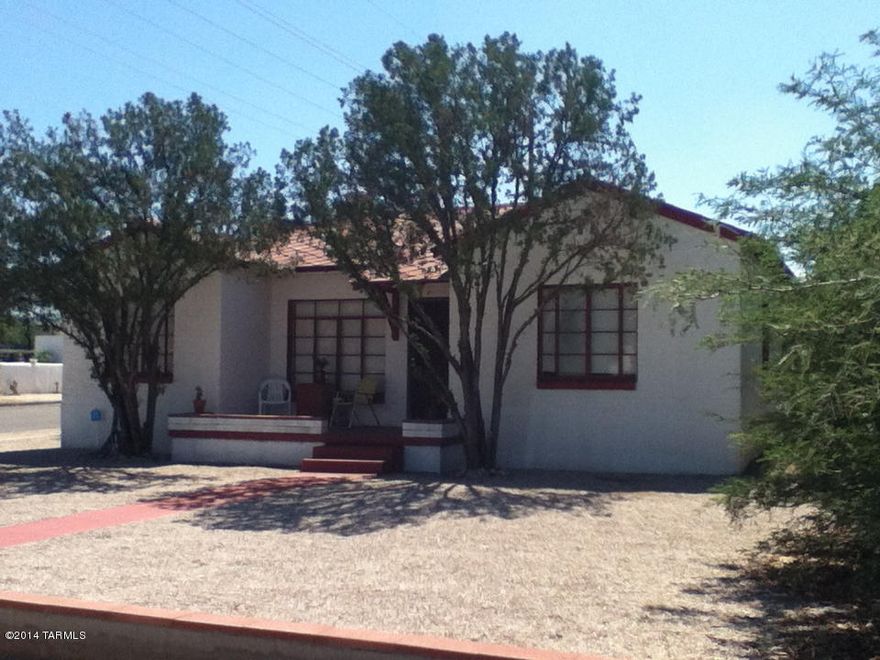 1746 E Water Street Tucson AZ 85719. 2 bedroom 1 bath main house and a 1 studio 1 bath guest house. Brand new air conditioning. Fenced in yard. Older home that still has the old home charm.