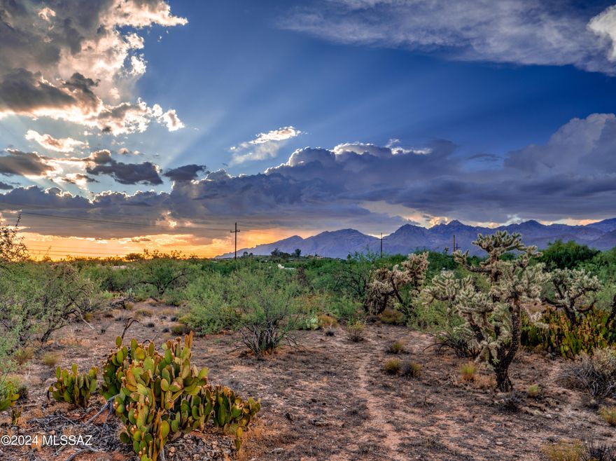 Location, location, location! This stunning 3.33-acre lot in Tanque Verde Valley sits at one of the area's higher elevations. This horse-friendly property offers no HOA and no CC&Rs. Enjoy easy street access, breathtaking mountain views to the north and east, and spectacular sunsets. The property has a slight slope, with the highest point being ideal for a home site, offering views over Tanque Verde Wash. Located in the esteemed Tanque Verde School District, known for its exemplary and highly rated schools, this lot falls within an ''A'' grade district as determined by the Arizona Department of Education. You'll be close to shopping, restaurants, hiking, biking, and entertainment. For a quick escape from the heat, Summerhaven and Ski Valley are just a quick 45-minute drive away. Vacant lots like this are rare in the highly sought-after 85749 zip code.