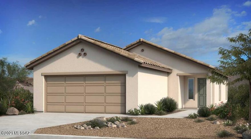 Brand New Construction by KB Home in Master Planned Gladden Farms.  This lovely 3 BD/ 2 BA is one of the lowest priced NEW HOME in NW Area.  This house will include upgraded SS appliances including Side by Side Refrigerator.  42'' Upper Kitchen Cabinets to go with a spacious Kitchen Island.  Upgraded 18x18'' Glazed Ceramic Tile in all traffic areas with Carpeting in the bedrooms.  Gladded Farms is the best selling Master Planned Community and is conveniently located near I-10.  This house is  under construction and has an early 2022 completion date.