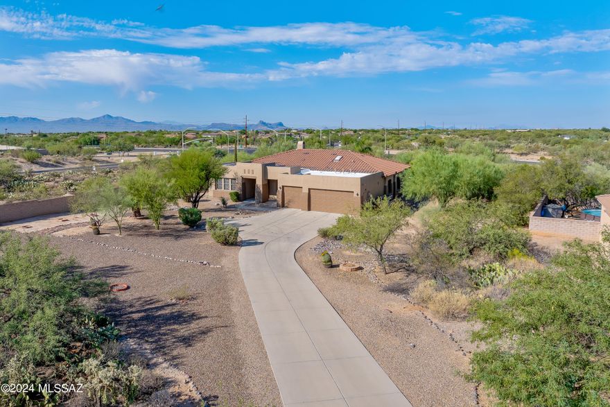 Seller will consider offers between 850K-870K. Meticulously cared for home with panoramic views and breath taking sunsets in a Gated Community! The 3-car garage plus extra long driveway. Inside, you'll see a formal dining, spacious living room, and luminous family room with a gas fireplace, providing endless entertainment possibilities. The eat-in kitchen has a Corian countertop breakfast bar, plenty of storage, and offers all new appliances. Primary bathroom boasts a dual sink vanity with a makeup area, a garden tub, and a step-in shower. The backyard is an excellent place to host fun gatherings with its covered patio, low care landscaping, lovely pavers, pool and spa. Financed solar generation, including a Tesla Powerwall 3 for energy storage and whole house power backup. This home also includes a newish HVAC and water heater (2022), brand new water softener and roof underlayment replaced last March.
