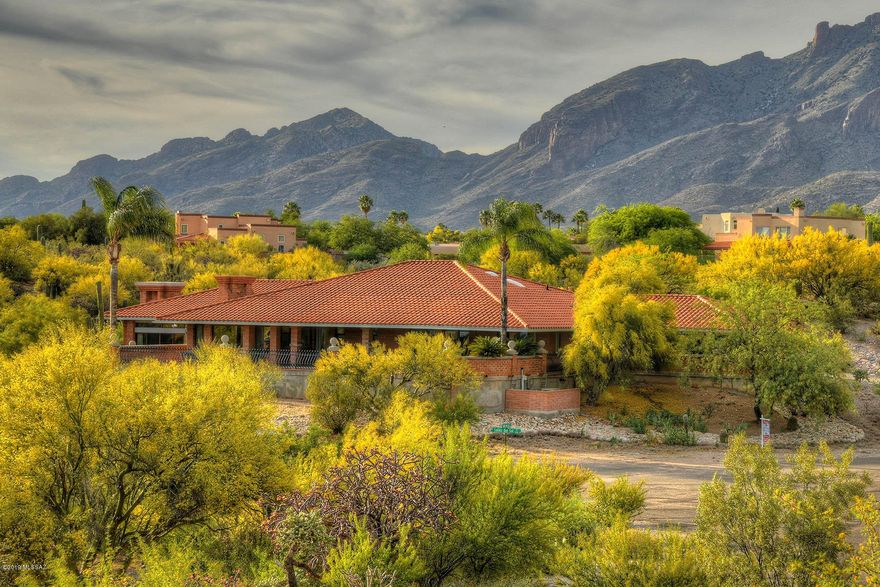 Fantastic foothills home set back on a large lot w/ stunning city & mountain views. As you enter this beautiful home you will be in awe by the seclusion & tranquility as you enjoy one of the many private patios surrounded by the natural desert landscaping. You will love the over-sized rooms & large guest bedrooms complete w/ private baths & walk-in closets . This home features exceptional storage including a large garage storage loft & an open and bright ''gallery-like'' hallway that is lined with gorgeous built-ins.  Retreat to the large master bedroom & enjoy your private fireplace and secluded patio after taking in the stunning city views from your large covered patio or after a day in your serene pool. Minutes from shopping, dining and many country clubs, this is truly a foothills gem.