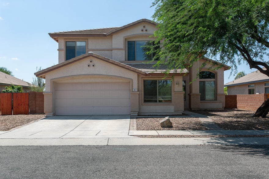 Don't miss this rare opportunity- 6 bedroom 3 full bath on a convenient cul-de sac. Amazing chef's kitchen, stainless steel appliances, butcher block counter tops and farmhouse sink. Two downstairs rooms, perfect for work at home offices. Covered patio, grass backyard and play area, and well maintained landscaping, all on an oversized lot with RV gate. Come see it today!