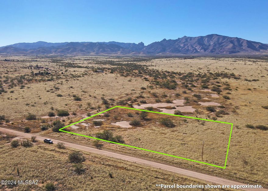 Corner parcel with power, phone & fiber to the lot on county-maintained Willcox Rd. [at Warner], just 3/4 mi. from pavement at Ironwood.  Awe-inspiring full views of the Dragoon Mountains and less than 10 minute drive into Cochise Stronghold for hiking & recreation. This one has all the things on the checklist: great access, utilities to lot, great views, close to town & national forest... not much more one could ask for. Drill well, haul or catchment for water. Fiber optic lines recently installed at the lot in spring of '24. Zoned SR-43, site built homes. Roughly 35 minutes to Benson or Willcox from this location. Ten minutes to town (Pearce/Sunsites) for mail and basic amenities.  It's an easy drive with even a 2wd car, so come on down and see it today!