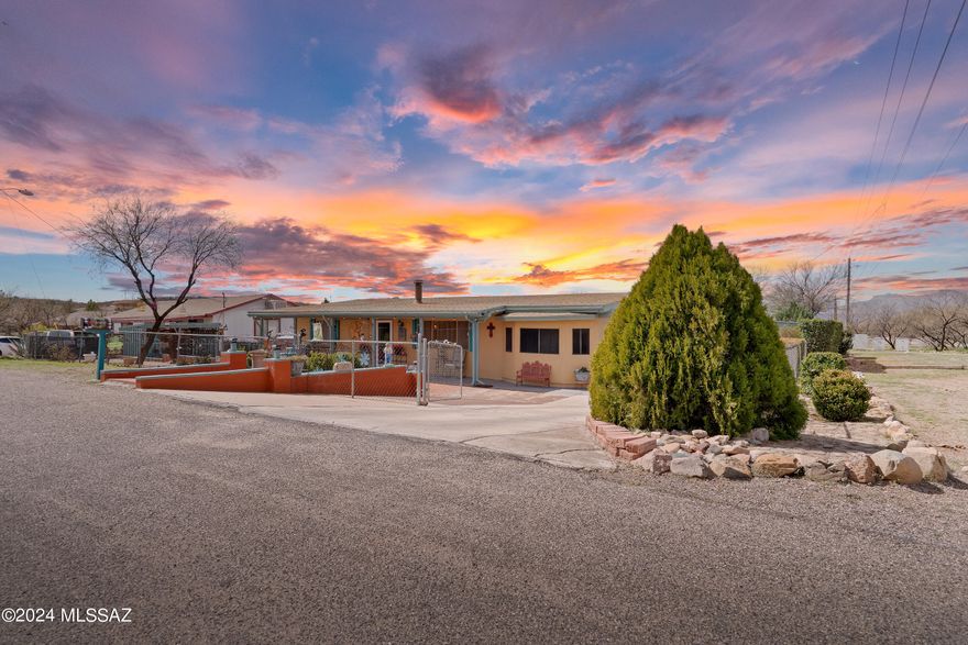 Welcome to this stunning home that offers a perfect blend of indoor and outdoor living! This exquisite property is now available for sale, featuring a spacious and inviting design that caters to both comfort and style.  Indulge in a serene style living in this beautiful 3 bedroom, 2 bath home, ideally located in the heart of Rio Rico. The layout is thoughtfully designed to optimize functionality and create a welcoming ambience throughout. The primary bedroom suite is a true retreat, featuring a beautiful design and providing direct access to the expansive patio. This creates a private oasis where you can unwind after a long day. Imagine the serenity of your outdoor space right from the comfort of your primary bedroom.  Don't miss the opportunity to make this home yours!