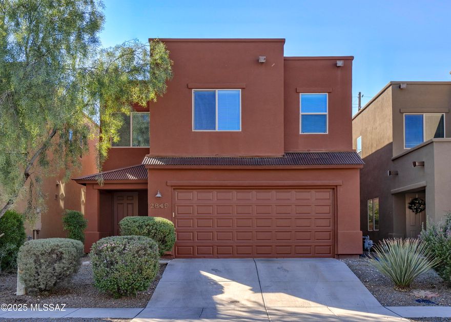 Wonderful contemporary home in cozy enclave of great homes features an open concept, 4BR/2.5 bath with a lovely outdoor covered patio. Located near UA and Campbell/Grant corridor known for many great restaurants/shops. This home features large open kitchen with breakfast bar, granite counters with lots of cabinetry and storage. Large dining area is adjacent to living area with 1/2 bath downstairs. 4BR and 2BA upstairs including large primary suite, w 2 closets, one a spacious walk in. Dual vanity and beautifully remodeled large walk in shower. Spacious private patio with lovely plantings great for entertaining. This beautiful neighborhood is also a short walk to UA cat tran pick up.