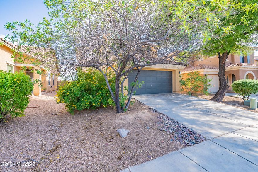 Welcome to this stunning contemporary home located in the desirable Rancho Valencia neighborhood. This spacious three-bedroom, 2.5-bathroom residence offers a perfect blend of modern design and functional living spaces. Close to I-10 for easy commuting. The home features a modern, neutral color palette, providing a clean and inviting atmosphere. Enjoy numerous upgrades throughout the home, enhancing both aesthetics and functionality. Double Ovens are Ideal for cooking and entertaining. and the Breakfast Bar is Perfect for casual dining and socializing. Reduce your  carbon footprint and save on energy costs with the solar power. Enjoy your tankless hot water heat and improved energy efficiency and Ensure clean and purified water throughout your home. Luxury, convenience, and sustainability HVAC system replaced in 2023, tankless water heater in 2024, dishwasher, water filter and double oven are newer.