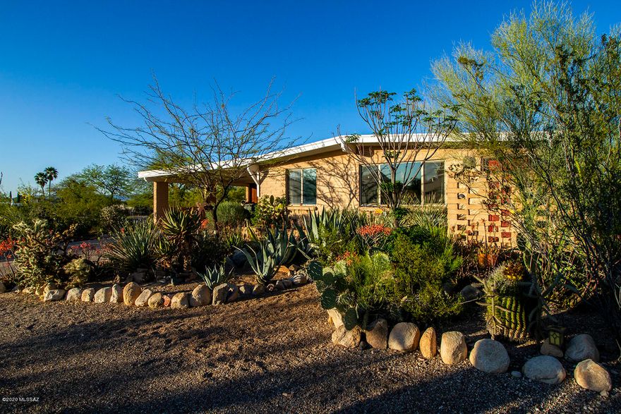 Welcome to Frontier West Estates.  The 3 bedroom 2 bath home offers an open floor plan and a  large kitchen with stainless appliances. The home situated on a large corner lot with mature desert vegetation looks out to the Tucson Mountains offering terrific sunset views. The back patio is perfect to enjoy cool spring evenings. Close to hiking and biking trails minutes from PCC West campus U of A and Downtown. link to virtual tour underr photo tab or  https://my.matterport.com/show/?m=uatosFJ1WYB&mls=1 .