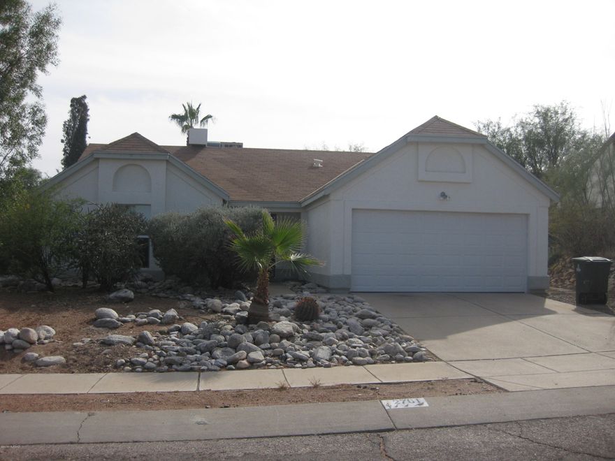 A great home with a pool and spa! This 3 bedroom 2 bath is minutes away from Downtown and the University of Arizona! There is a 2 car garage with storage. Back yard has a large storage unit. All appliances stay! Patio areas are a great way to enjoy the Tucson weather! Bring your first time home buyers and investors!