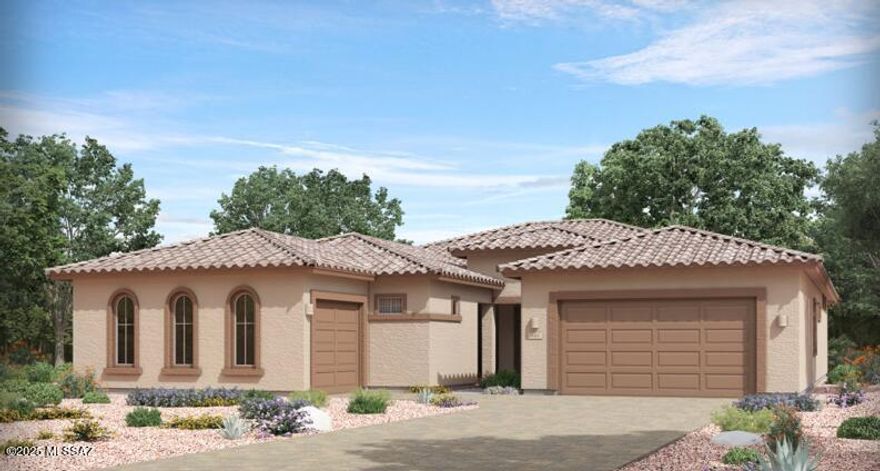 This single-level home features Lennar's signature Next Gen® suite, which includes a separate entrance, living space, kitchenette, bedroom and bathroom. The main home is host to an open-concept living and dining space with access to the covered patio for effortless indoor-outdoor living and entertaining. The luxe owner's suite is situated at the rear of the home, complemented by an en-suite bathroom and two walk-in closets. Two secondary bedrooms are found at the front of the home. Upgrades include Kitchen Appliances, Cabinets and Quartz Countertops. Also included in our homes - Honeywell Home T6 Pro Z-Wave - smart thermostat, Rinnai® tankless water heater and more!