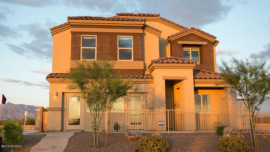 Come by to see this plan at Sycamore Vista! Our 2-story Bronco plan boasts 2,587 square feet with 4 beds, 2.5 baths, and a 3 car garage. This home comes with a stainless steel range with microwave and dishwasher, granite countertops in kitchen and cultured marble in bathroom, 16 by 16 staggered tile, birch staggered cabinets, DuPure® Ultra Filter Single Stage®, LED disc lights and much more! Home on a great lot with elbow room from your neighbors. Backs up to open drainage area. Come see us today! Photos are of a Bronco spec home. Interior packages, exterior elevation and color may vary. Home is under construction. Please call site agent for update on construction status.