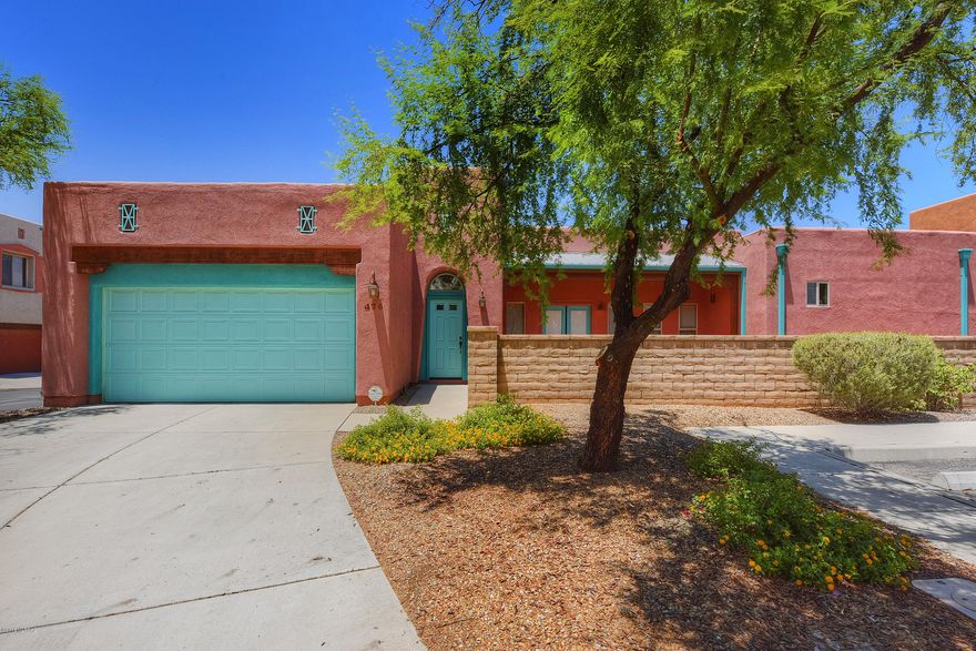 In high demand, this amazing gated community is located close to shopping, restaurants, and more. Well maintained and ready to move in, this charming 2 bedroom 2 bathroom home in The Presidio at Williams Centre! Kitchen with stainless steel appliances and quartz countertops opens up to the open great room with access to low care enclosed yard. Updated bathrooms with granite countertops. Community pool, spa, ramada. This home is everything you are looking for and more!