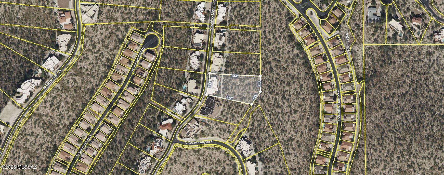 Sabino Mountain (1-290) - Residential