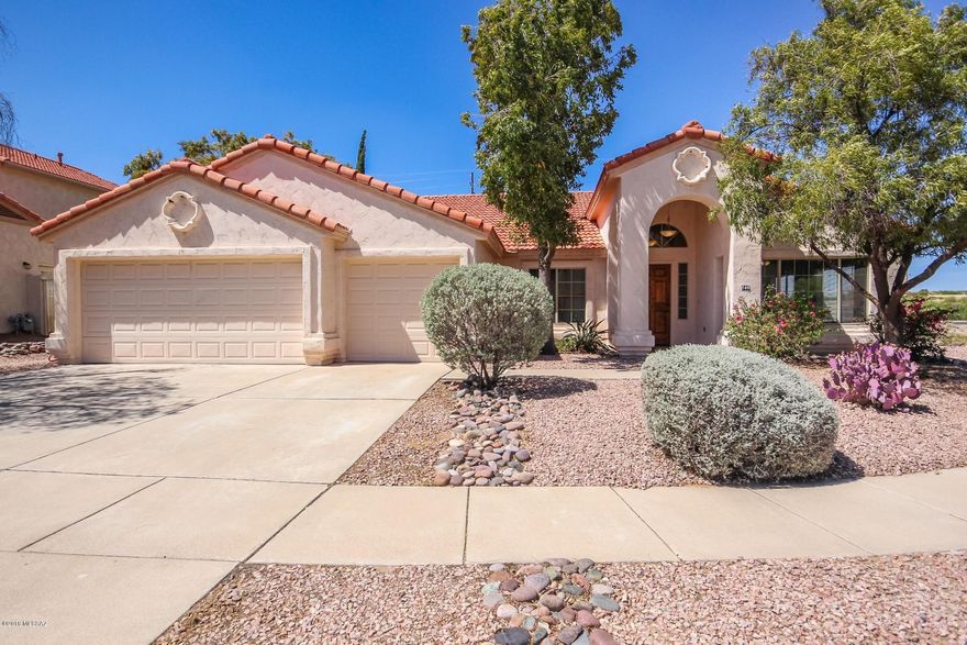 Updated and Clean move in ready home surrounded by the pristine natural desert and majestic mountain views! Well maintained with vaulted ceilings, picture windows, and a fresh neutral color palette that makes for easy personal design. Beautifully upgraded kitchen opens to the family room and features stainless steel appliances, custom cabinets, ample counters, and a center island with breakfast bar. Beautiful fireplace in the family room has plenty of hearth side seating! Four spacious bedrooms have new plush carpeting. Master includes a walk in closet, and an adjoining spa like bath. Enjoy the abundant sunshine and mountain views from the impeccably landscaped backyard! There's no place like this home! Make this home your first and last stop!