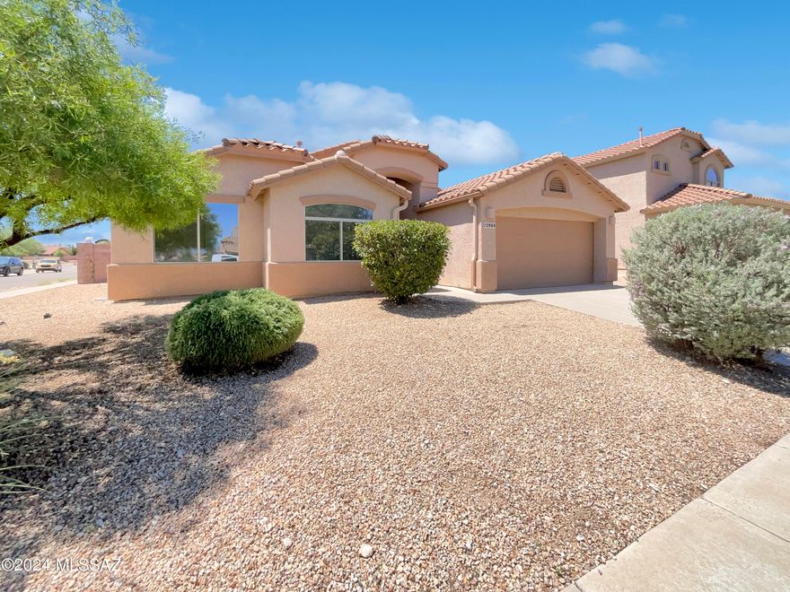 Welcome to your dream home. This property features a neutral color scheme with fresh interior paint and new flooring. The living room has a cozy fireplace and opens to a kitchen with stainless steel appliances and an Kitchen island. The primary bedroom includes a walk-in closet and an en-suite bathroom with double sinks, a separate tub, and a shower. Outside, enjoy a covered patio overlooking a private in-ground pool and a fenced backyard ensures privacy and security. This home perfectly blends comfort and style it's a must-see!