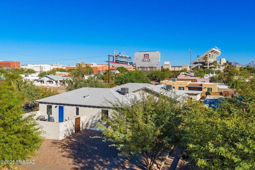 Welcome to your dream investment opportunity! This expertly remodeled multi-family home is ideally situated just steps away from the University of Arizona, making it perfect for students, families, and savvy investors alike. Never be late to class or look for parking for an event at the U of A! This home is within walking distance to the university, local restaurants, and entertainment options.
 Ample parking ensures convenience for residents and guests alike in this highly walkable neighborhood
 Each unit is equipped with tankless water heaters, electric ranges, and refrigerators, ensuring comfort and convenience for all residents.
 Enjoy the convenience of in-unit laundry facilities for every unit, making daily chores a breeze. The detached unit presents endless possibilitiestransform it into a fourth studio unit, guest quarters for visiting family, or even a home office..
 
Each unit features contemporary finishes, spacious layouts, and abundant natural light. The remodeling includes upgraded flooring, fresh paint, and modern fixtures.
 The kitchens are equipped with electric ranges and refrigerators that cater to the needs of residents, making cooking and meal prep easy and efficient.
Laundry Facilities: The convenience of in-unit laundry facilities means no more trips to laundromats, adding to the appeal for potential renters or family members.

Outdoor Space
 The private courtyard is perfect for outdoor entertaining, gardening, or simply enjoying the Arizona sun. It provides a secure area for relaxation and socializing.
Detached Unit Potential: The detached unit can be tailored to your needswhether you envision a rental studio, a guest suite for family, or a home office, the possibilities are endless.
 Being just moments away from the University of Arizona, this property is an ideal choice for students and faculty, ensuring consistent demand for rentals.
 The neighborhood boasts a vibrant atmosphere with easy access to cafes, restaurants, parks, and entertainment venues. This walkable location enhances the lifestyle for residents, making it convenient to enjoy everything the area has to offer.
 With easy access to public transportation and major roads, commuting to other parts of Tucson is simple and efficient.