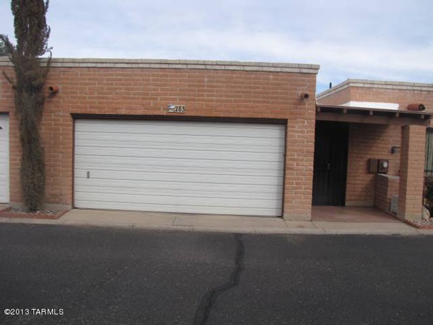 Quiet townhouse community, near 1st and Limberlost. Very clean 2 bedroom, 2 bath townhouse with 2 car garage. Community Pool. Large kitchen. Private covered patio. All appliances.