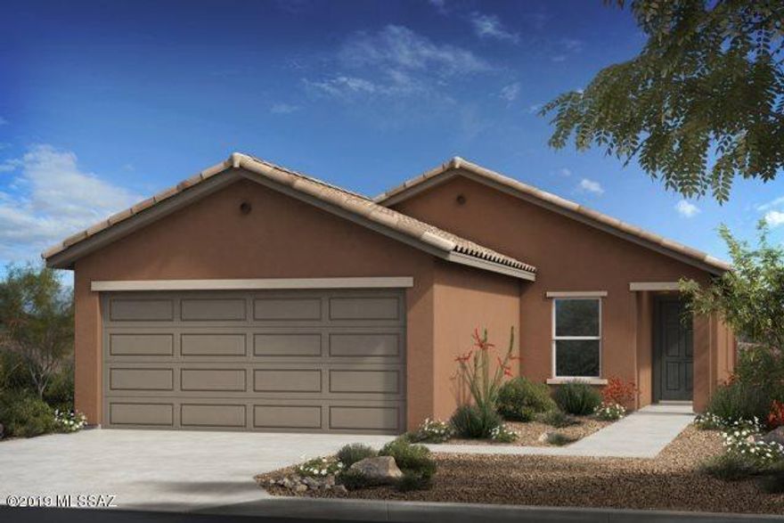 Popular single story open floor plan. Kitchen overlooking the great room with a kitchen island.  Home features 42'' cabinets, stainless steel kitchen appliances, with tile trough out. No neighbor behind the house with a low maintenance back yard. Home will be ready end of July/August, 2019. Any incentives offered by KB Home are tied to using KB Home preferred lender KBHS.