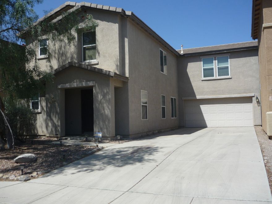 Great 3 bedroom, 2 1/2 bath home in River Haven.  All tile downstairs and half bath w/pedestal sink.  All Samsung appliances and built in microwave.  Walk in pantry.  All the stairs and upstairs is carpeted and there is a loft that could be a playroom or computer area.  Master bath has double sinks and separate shower and tub.  Walk in closet in master bedroom.  Laundry room is upstairs washer and dryer included.  Double garage w/auto door opener.  Back yard has uncovered patio slab.  Close to the U of A, shopping, schools and the River Walk.