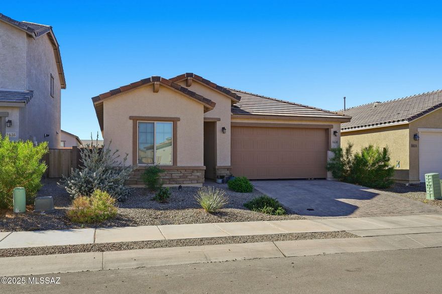 *****PRE-APPROVED SHORTSALE****Located in the highly desired master planned community of La Estancia, this newer home (built in 2023) 3 BD, 2 BA home features an open and practical floor plan, granite countertops and stainless appliances. Highly energy efficient with Energy Star Qualified appliances including a tankless water heater and much more. La Estancia has community pools/splash pads, parks, walking paths and the Loop bike path. Close to Raytheon, U of A, downtown and much more.