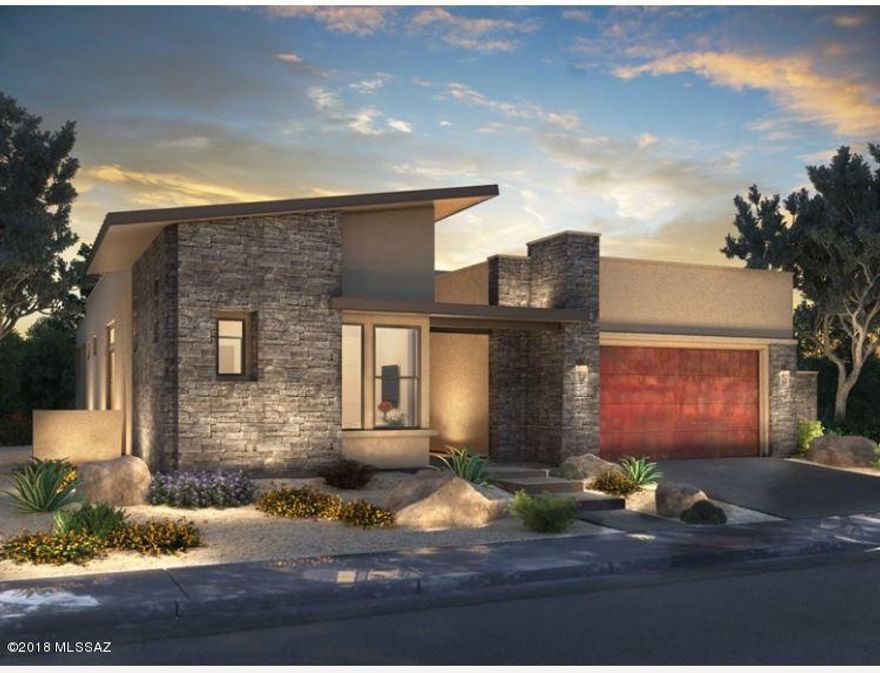 Brand NEW Energy efficient home ready August 2018! The stunning Hogan boasts a large hourmet kitchen and dining area that opens into a spacious great room. Wrap around covered patio with boulder outcroppings in the rear. Two-way fireplace with natural stone included on the interiour from floor to ceiling (optional). Boulder Vista at Stone Canyon is luxury living nestled within rock outcroppings and vistas of the Catalina and Tortolita Mountains. Enjoy peaceful solitude amongst the lush natural Sonoran desert located within prestigious Stone Canyon in Oro Valley. Amenities include golf course and fitness center. Known for their energy-efficient features, our homes help you live a healthier and quieter lifestyle while saving you thousands on your utility bills.