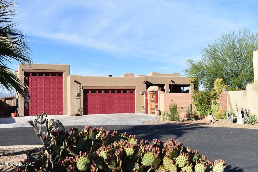 This 2019 custom executive home is truly one-of-a-kind, offering a luxurious and functional living space. The standout feature of this property is the 14'x60' fully finished attached RV garage with full hookups, providing ample space for all your recreational vehicles. This home boasts two spacious master suites, each with their own private baths. Additionally, there is an office/den with a half bath, perfect for those who work from home or need a quiet space to focus. The attention to detail is evident throughout, with fully tiled floors, granite counters, and hardwood cabinetry. For those who enjoy indoor-outdoor living, step outside to professionally designed outdoor spaces, complete with an outdoor kitchen, bar, outdoor theater, gas fire table, and a wood-fired brick pizza oven.