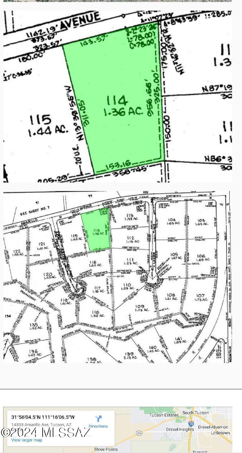 Diamond Bell Ranch - Tucson Unit 10 (1-208) - Land