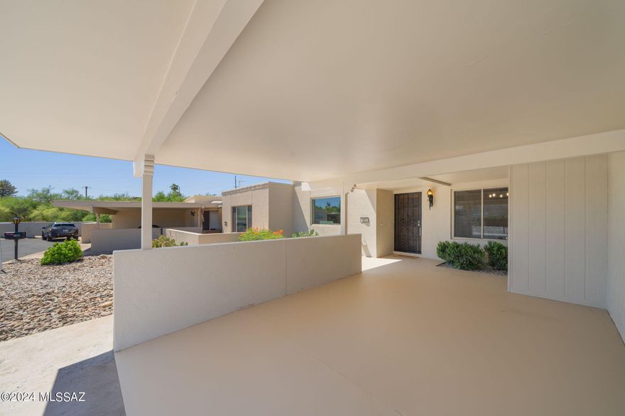 Welcome to your new home in East Tucson! This charming updated 2-bedroom, 2-bathroom townhome is nestled near the prestigious Dorado Country Club & Golf Course. Inside, you'll find a spacious living area filled with natural light, a modern kitchen with updated appliances & a cozy dining room. The primary suite boasts a private bath with new walk-in shower. The second bedroom offers flexibility as a guest room or home office. Step outside to your private backyard, perfect for relaxing or entertaining. With convenient access to nearby shopping, dining, & recreational activities, this townhome combines comfort and convenience in a prime location. Don't miss this opportunity to experience the best of Tucson living! Call today for your private showing!