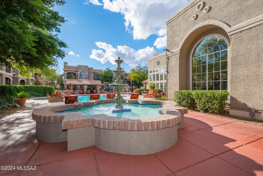 Enjoy the condo living lifestyle & still have plenty of privacy as this unit provides both. Located in the prestigious Boulders at La Reserve, the very private 2nd floor unit overlooks natural desert landscape. Primary bedroom has spacious walk-in closet. Conveniently located near Catalina State Park, shopping, fine dining, medical facilities, & world-class golf courses. Amenities include heated saltwater pool/spa, fully equipped fitness center, clubhouse w/business ctr & kitchen. Water heater/carpet/bathroom countertop/toilet replaced 6/21; HVAC/smart thermostat replaced 2/23. Single covered assigned parking included #230.