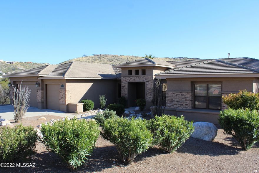 Fabulous Foothills home, meticulously maintained by original owner! Large lot on secluded cul-de-sac. Views of Catalina Mountains, Sabino Valley, and city lights. District 16 schools. Wonderful backyard oasis w/ pool, spa, putting green, huge covered patio, custom landscaping, and large flat play area. Two complete HVAC systems, all kitchen appliances, all major pool equipment, water softener and all irrigation lines were replaced in the last 4 years. Home's exterior painted last year. Split floor plan. Master spa-like bathroom looks right out of a magazine! 2nd large bedroom with remodeled en suite bathroom. Fourth bedroom could be a 2nd office &/or exercise room. Oversized, completely finished 3-car garage with huge overhead storage. Much more. Don't let this one slip away! Owner/agent.