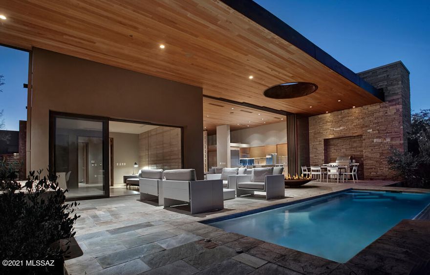 The Villas at MIRAVAL RESORT offer what no other residence can -- one of the world's most acclaimed wellness destinations, at your doorstep.  Life in balance begins here.  

This inspired residence is true retreat. The seamless blend between indoors and outdoors, complemented by unobstructed views of the Santa Catalina Mountains invite you to relax, breathe and connect with nature. Facing east, morning sun illuminates the patio. As light moves throughout the day, the desert unveils different layers of beauty. Colors and materials mimicking those found in the Sonoran Desert have been integrated into the design of this exquisite property. Rammed earth, reclaimed wood, stacked stone, concrete, and quartzite layer texture throughout the space. Each choice made by the architectural team at MITHUN and the award winning design group CLODAGH was done to create both a beautiful and sustainable home. Awarded the Silver LEED certification by the Green Building Council, this property is offered fully furnished.  

With on-site property management, this residence makes an excellent vacation home.  A resort managed rental program is available.