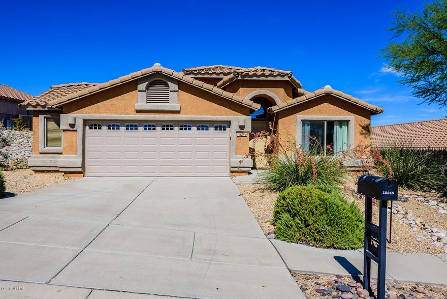 SEE AGENT ONLY REMARKS ABOUT SOLAR!

Range priced from $228,000 to $238,000

Amazing 4 Bed 2 bath single level home in highly desirable Rancho Del Lago!  Vail School district!  This tastefully upgraded home features laminate and tile in all high traffic areas with carpet in the bedrooms.  Kitchen with center island, upgraded maple cabinetry with pull outs, gas stove and black appliance set!  Gas fireplace in family room!   Master bedroom features dual sinks with large walk in shower and walk in closet!  Pass thru bathroom allows all bedrooms to have ample bathroom access!  Water softener/reverse osmosis/clean start laundry system already installed!  Extra width 2 car garage with built in cabinets and shelves for storage! Back yard with easy care landscaping/turf and mountain views!