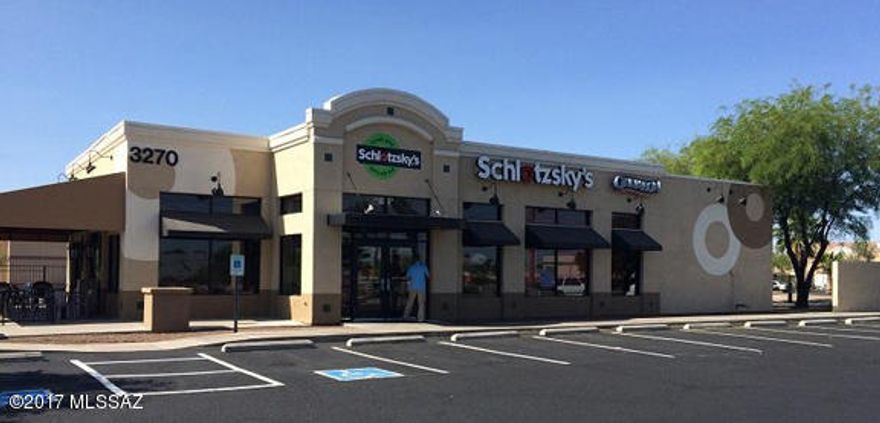 Built in 1997 by current business owner, this currently operating popular Schlotzsky's restaurant with drive thru near airport can be purchased by a new Schlotzsky's operator or other modern fast casual restaurant business.  Price is for real estate only; FF&E's including the current business can be purchased by separate agreement with owner.  Large corner lot has 35 parking spaces plus covered patio dining.  Tax code 140-41-058B is also included in sale.