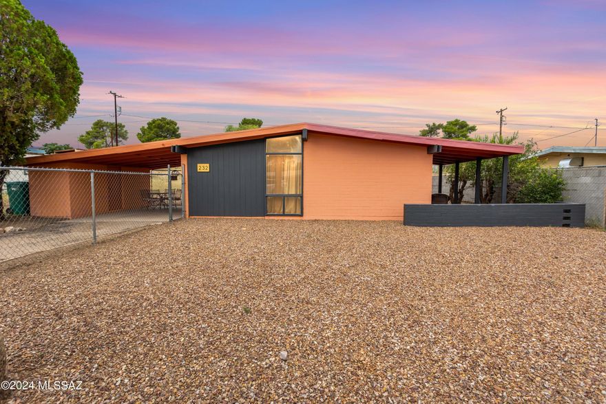 Come see this inviting, recently remodeled 3-bed 1-bath home with central AC, ideally located in the heart of San Manuel. Inside you'll find spacious living areas with beautiful vinyl plank flooring throughout, abundant natural light, and cozy ambiance. The home is equipped with recently updated air conditioner and gas furnace, complemented by a Nest thermostat for remote temperature control. Home is completely move-in ready, with all furnishings/decorations and appliances included: fridge, gas range, washer/dryer, & microwave. The large backyard is completely fenced-in, with an upgraded 200 amp electrical panel and private covered back patio. The carport offers additional storage, and the front yard is also fenced for additional privacy. Schedule a showing and fall in love!