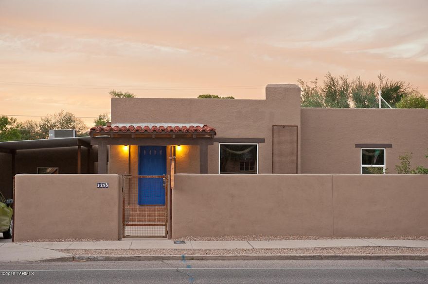 List range price Seller will entertain offers between $224,900k-$254,900. Appraised at $265k!!!  Back on Market due to Buyers Loan contingency. Incredibly Beautiful Murphy Joesler inspired home. Carefully Updated tastefully to keep the true essence of style with remodeled Kitchen, Original hardwood floors & some new.  Fabulous Antique Vintage oven/stove, New Windows, Cool Cellar below house, Handcrafted Design Metal patio cover, artistic, scoured concrete flagstone deck accents this backyard retreat. Detached Remodeled Guest house or private hacienda With attached Laundry.  new front gate . Every attention to detail was paid. Looks like a home out of a magazine.  Located right at the heart of Tucson's most historical central neighborhoods!This is a must se