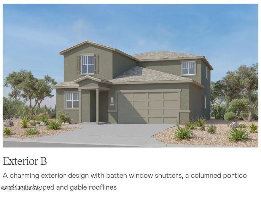 This new two-story Next Gen® home is ready for multigenerational households and features a private suite with its own entrance, living area, kitchenette, bedroom, bathroom and laundry. The main home is host to an inviting open-concept layout and a flex space on the first floor. On the second level, a versatile loft provides a convenient shared living area easily accessible from three additional bedrooms and a lavish owner's suite with a full bathroom and walk-in closet. This home includes GE® stainless steel appliances, Rinnai Tankless Water Heater, Quartz Countertops, 2'' faux wood blinds, LED lighting and so much more! Don't miss this great opportunity to own a beautiful move-in ready home!