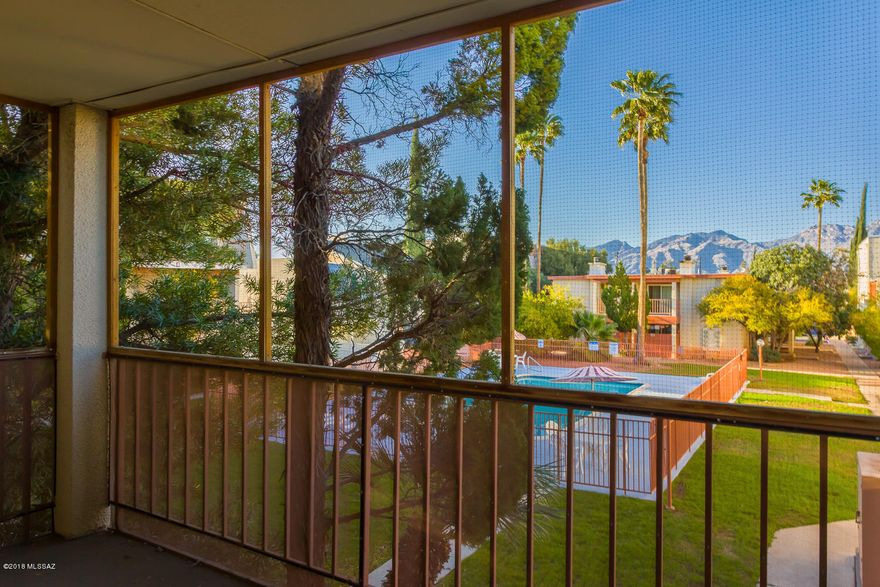 Beautifully remodeled condo on second floor! Kitchen has new cabinets with brushed nickel handles and soft close drawers along with new lighting, sink, faucet, stove and microwave. The bathrooms have been also remodeled with new cabinets and faucets. New carpet and paint throughout!  Lovely screened-in patio. Learn more about this community at www.lascolinascondos.net