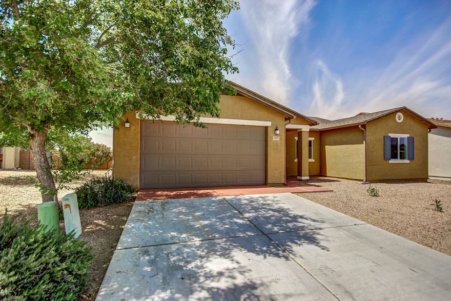Fantastic single level Home with great curb appeal, meticulous interior, and move-in ready. Spacious open floor plan, neutral palette, plush carpet, upgraded lighting, ceiling fans, and patio access from dining area. Stylish kitchen counters, black appliances, pantry, and wood cabinetry. Perfect Home for entertaining. Generous size bedrooms, ample closets, and 2 baths plus Den. The oversized backyard with covered patio is a blank canvas for your future desert oasis. Great for a pool!  Enjoy the breathtaking sunsets from your mountain surrounded home! This beautiful home is priced to move quickly!  Don't wait!! ''If You Snooze..You Lose!