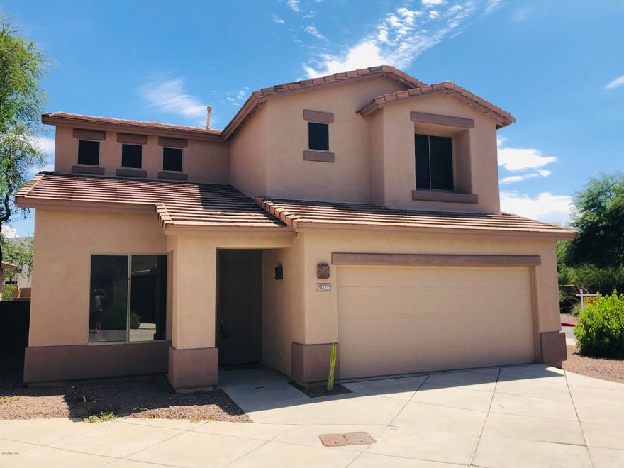 ....Welcome Home. Nestled behind the gates in desirable Hacienda Del Rio. Excellent floor plan with 3 spacious bedrooms 2 bath plus a powder room, abundant storage & a finished 2 car garage. The sleek, open kitchen features granite countertops, large pantry, and adjoining family room. Entertain your family and friends in grand style with soaring ceilings and expansive formal living/dining room. Upstairs you'll find a huge master suite with double sinks, shower, bathtub, and generously sized walk-in closet. 2 secondary bedrooms with full bathroom and laundry. Desirable North/South orientation, private access from the Community to The Loop, Tucson's 133 mile trail system. Sparkling community pool and spa with BBQ area. Close to parks, shopping, restaurants, public transportation and more.