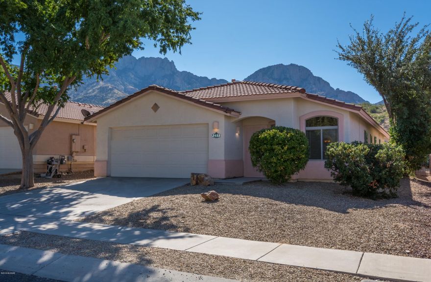Magnificent Views of the Santa Catalina Mountains right from your backyard! Move-in ready home boast of an open kitchen floor plan, plenty of natural lighting, large-eat-in kitchen, Master Bedroom private retreat offers a large walk-in closet, large bathroom with separate tub and shower! Home has plenty of ample storage, double pane windows, new carpet and paint! Enjoy the backyard patio all year long with breathtaking mountain views! Excellent location; just minutes from shopping malls, public transit, restaurants, bike and walking paths, schools and parks! This property is ready for a quick close!